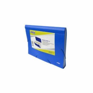 FILE PP EXPANDIBLE A4 MARCA ALPHA COLOR AZUL
