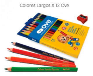 COLORES OVE TRIANGULAR X 12