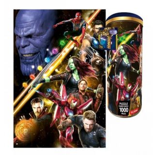 PUZZLE 1000 PZAS TUBO METALICO AVENGERS