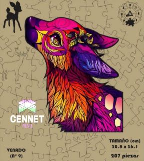 ROMPECABEZA MADERA MDF VENADO (207 PZAS)