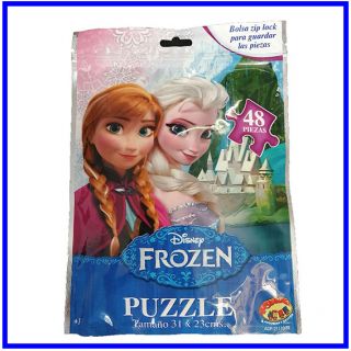 PUZZLE EN BOLSA ZIPLOCK DE 48 PZ FROZEN