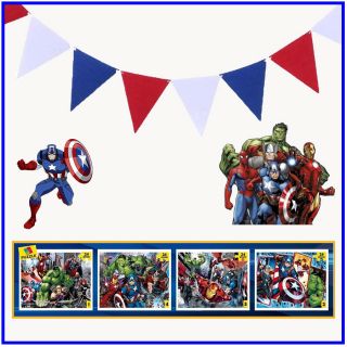 ROMPECABEZA 4 EN 1 COD 018-24 (24 PZAS) - AVENGERS