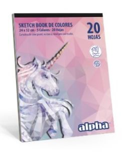 BLOCK SKETCH BOOK COLORES PASTEL