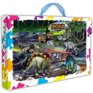 ROMPECABEZA DINOSAUR WORLD 4 (100 PZAS)