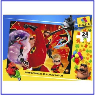 ROMPECABEZA LOS INCREIBLES CAJA (24 PZAS)