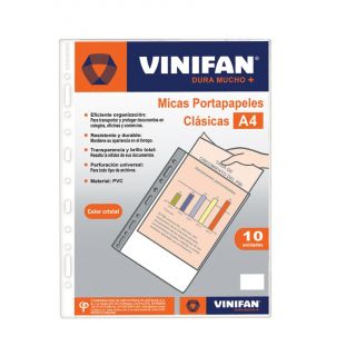 MICA PORTAPAPEL A4 PQTEX10