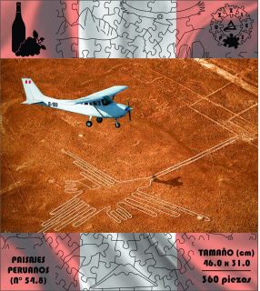 ROMPECABEZA MADERA MDF PAISAJES PERUANOS 54.8 (360 PZAS)