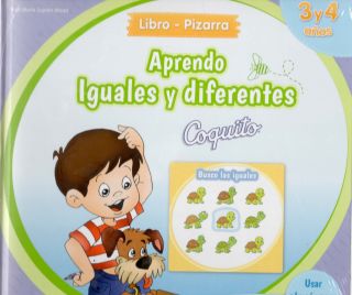 Libro Pizarra Aprendo Iguales Y Diferentes Coquito