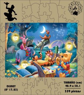 ROMPECABEZA MADERA MDF DISNEY 17.23 (359 PZAS)