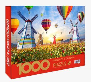 ROMPECABEZA MOLINOS Y GLOBOS (1000 PZAS)
