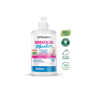 VINILADY CREMA DE PEINAR  HIDRATACIÓN MICELAR - 300ml