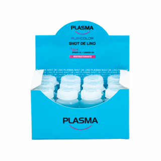 Ampollas Shot de Lino para el cuidado del cabello teñido - Reestructurante | Plasma