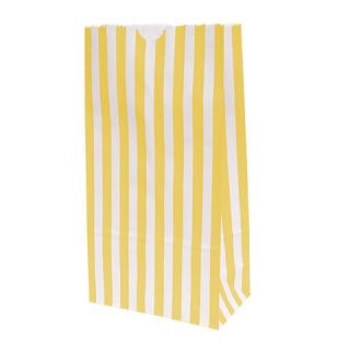 Bolsas bond Nro.6 rayas amarillo