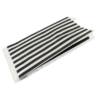 Bolsas fuelle greaseproof 2F rayas negro