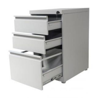 GAVETERO DE METAL COLOR GRIS CLARO