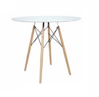 MESA SMILE ROUND BLANCO