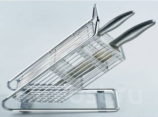 PORTA CUCHILLOS DE MESA CROMADO