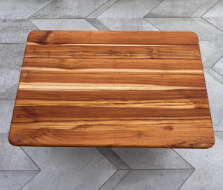TABLERO DE MESA DE MADERA TECA