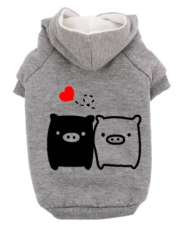 Chanchitos Lovers Gris