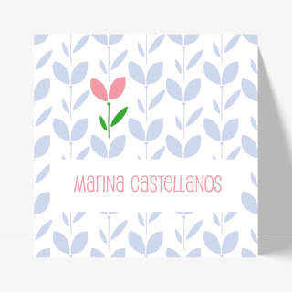 Tarjetas niñas - Marina