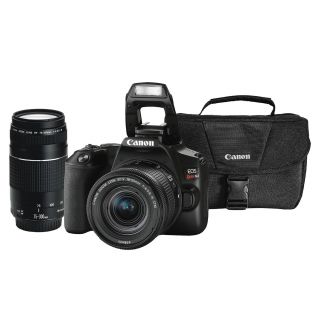 Combo 54 (Camara Canon Sl3 - Lente 18-55mm + Ef 75-300mm + Maletín)