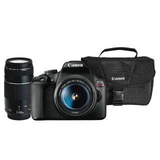 Combo 52 (Camara Canon T7dc + Lente 18-55mm + Lente Ef 75-300mm + Maletín)