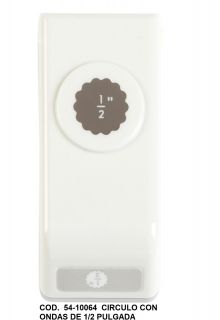 PERFORADORES SCALOPS CIRCULOS CON ONDAS