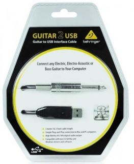 Interfaz Cable Behringer Guitar 2 Usb Original