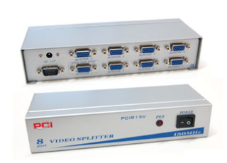 VIDEO SPLITTER VGA-108 - 8 PORTS 150MHZ