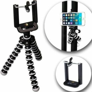 TRIPODE DE GORILA CON SUJETADOR DE CELULAR ALT MAX 25CM