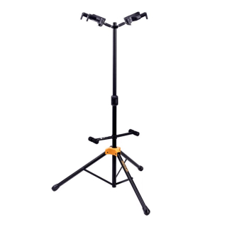 Soporte universal para guitarra AutoGrip Duo con respaldo plegable - Hercules Stands GS422B PLUS