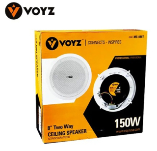 PARLANTE AMBIENTAL PARA TECHO 8″ 150W VOYZ MS-888T