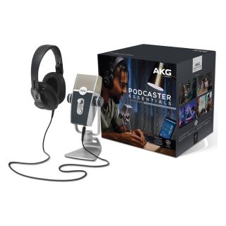 KIT PODCASTER ESSENTIALS: INCLUYE 01 MICROFONO USB AKG LYRA MARCA AKG  + 01 AURICULAR 371 MARCA AKG