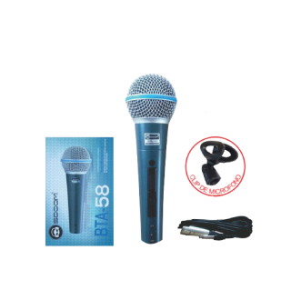 MICROFONO DINAMICO ALAMBRICO MODELO BTA58 MARCA SOOOM