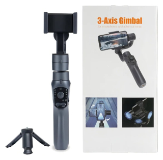 Estabilizador profesional para smartphone 3-Axis - Gimbal de 3 Ejes Giratorio Para Teléfono Color Negro - F10Pro