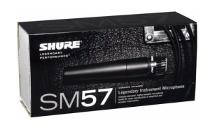 MICROFONO DINAMICO PARA INSTRUMENTOS MODELO SM57-LC  MARCA SHURE