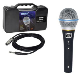 MICRÓFONO ALÁMBRICO CON MALETIN MARCA EALSEM MODELO ES-290