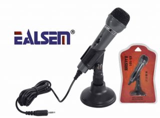 MINI MICROFONO CON BASE MODELO ES-101 MARCA EALSEM