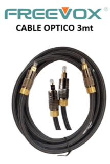 Cable Optico Freevox 3m - Freevox COF-3M