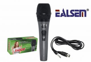 MICROFONO DE MANO CON EALSEM CABLE MODELO ES-605 MARCA EALSEM