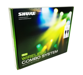SISTEMA INALAMBRICO DE SOLAPA DOBLE MODELO BLX188/CVL MARCA SHURE