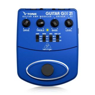 Pedal modelador para Guitarra Behringer GDI21