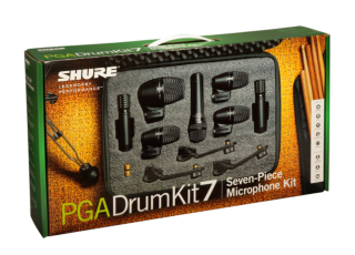 KIT DE MICROFONO PARA BATERIA MODELO PGADRUMKIT7 MARCA SHURE