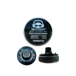 DRIVER DE 500W 8OHM/110DB/1K.18KHZ MOD SOOOM-001DR MARCA SOOOM