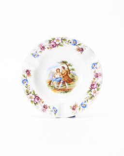 Cenicero porcelana Limoges Fragonard