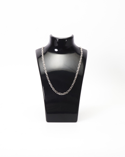 Cadena eslabones en plata de ley 925, 45 cm