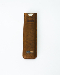 Regla de cálculo Sun Hemm con estuche de cuero