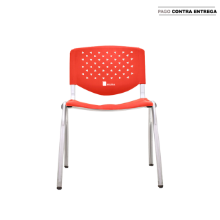 Silla Fija Prisma Rojo