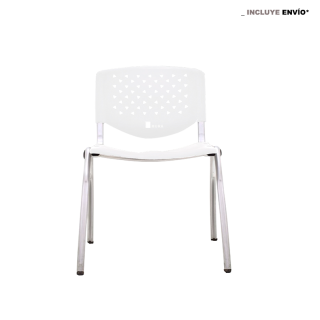 Silla Fija Prisma Blanco