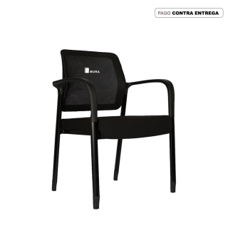 Silla Fija Cronos Negro